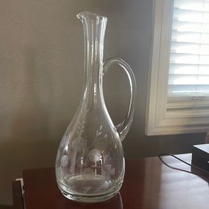 Princess house Crystal carafe